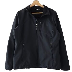 North Face Womens Apex Bionic Jacket Black Size Large Fleece Lined Winter